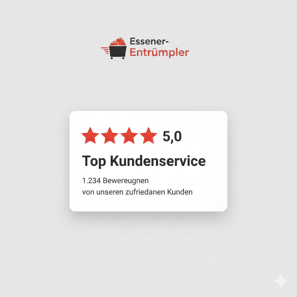 Top Kundenservice bei essener Entrümpler